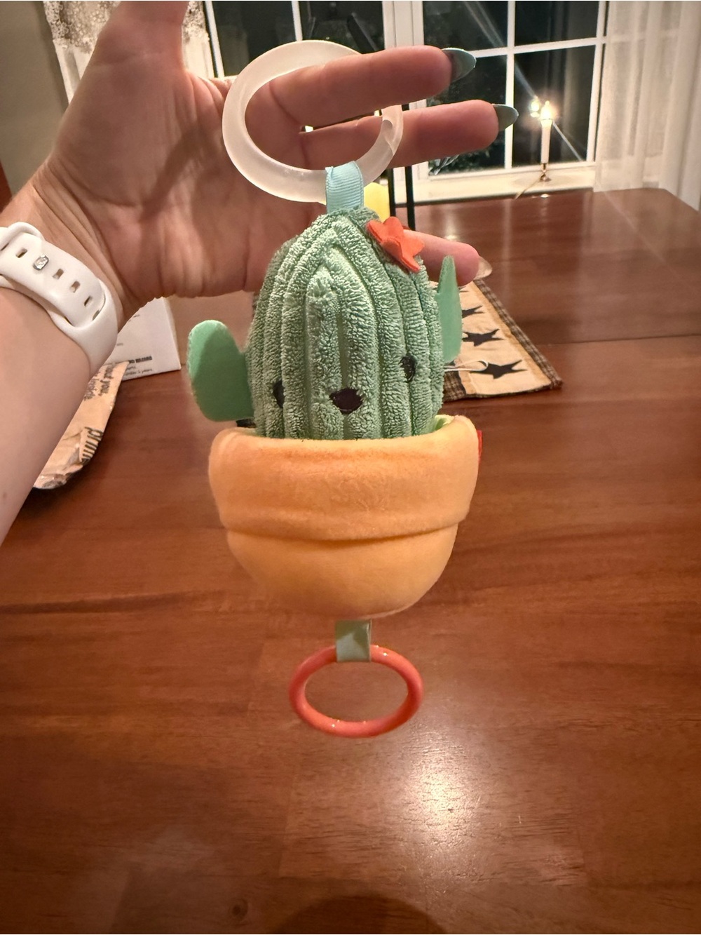 Skip Hop Baby Stroller Toy, Farmstand Grow & Play Jitter, Cactus